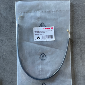 [506 01 40-04  /  33-3119] CABLE MOTOSIERRA PARA ACELERADOR HUSQVARNA 40, 45 - JONSERED 2041, 2045