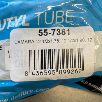 [55-7381] CAMARA 12 1/2x1.75, 12 1/2x1.90, 12 1/2x2 1/4, 2.25-8 TR87 - D52R