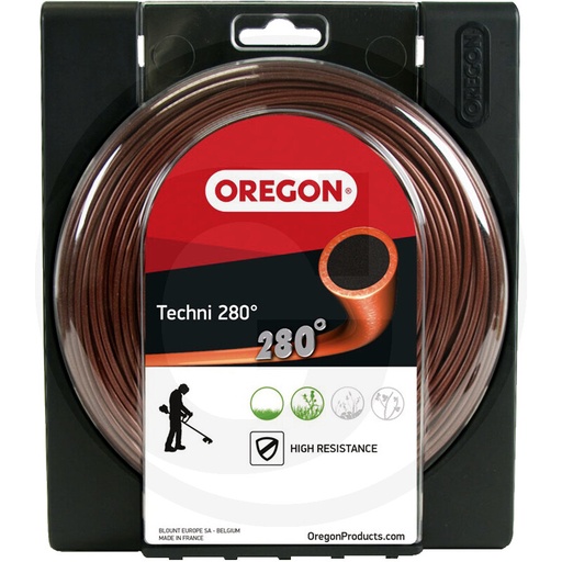 [45271422  /  801670760] HILO (NYLON) DESBROZADORA OREGON Techni 280 ° ( 56 METROS 3MM )