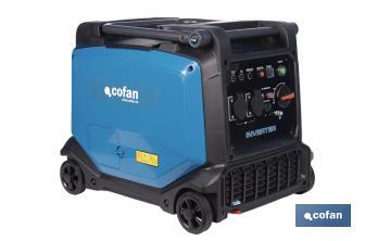 [71001122] Generador inverter de gasolina de 223 cc | Motor de 4 tiempos | Generador inverter portátil | Máxima potencia: 3,8 kVA