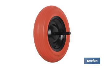 [09402702] Rueda impinchable de obra | Con varillas Ø 20 mm | Para pesos de 140 kg
