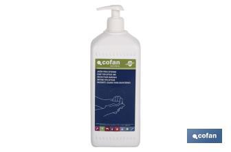 [15000076] Jabón de manos para oficina 1 litro| Detergente líquido desengrasante I Gel de manos para oficina y hogar
