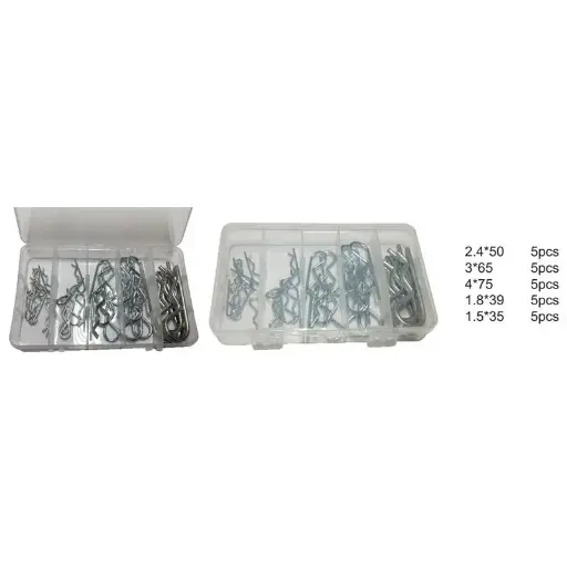 [22-957] CAJA 25 PASADORES VARIADOS, TIPO "R"
