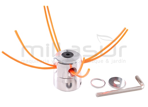 [55-117] CABEZAL MULTIHILO ALUMINIO TORNILLO INFERIOR